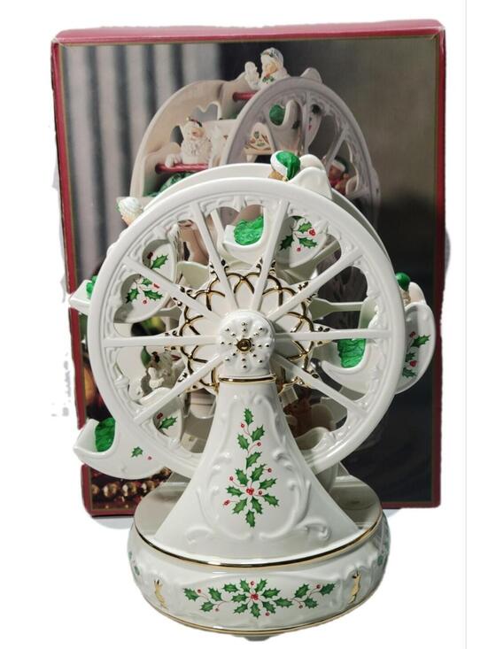 Lenox Other - Lenox Holiday Ferris Wheel Musical Centerpiece 12" Tested Working